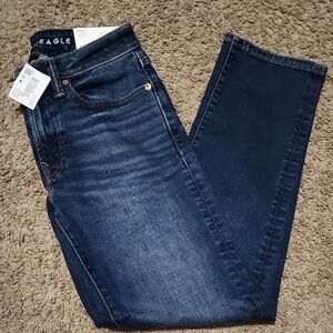 American Eagle Outfitters Dark Blue Slim Straight Jeans